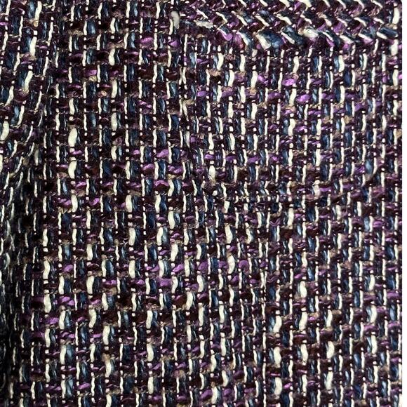 Alfred Dunner Purple Tweed Jacket with Purple Blouse, Sizes 12p, Sp, Pre-owned - Picture 14 of 14
